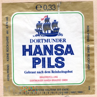 Duże zdjęcie HANSA PILS