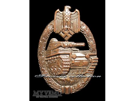 Panzerkampfabzeichen in bronze - Wurster