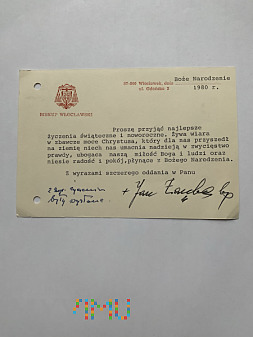 Autograf bp.Jana Zaręby