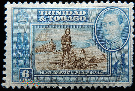 Duże zdjęcie Trynidad i Tobago 6c Jerzy VI