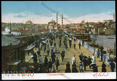 Istanbul - Konstantynopol - Most Galata - I ćw. XX