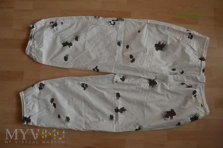 Ubranie maskujące białe wz. 616A/MON - spodnie