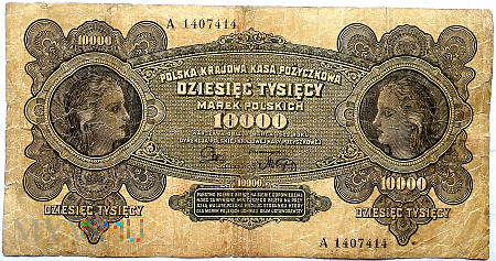 Duże zdjęcie Polska 10 000 mkp 1922