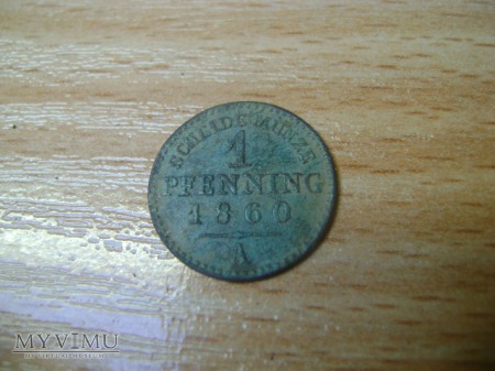 Duże zdjęcie 1 pfennig 1860
