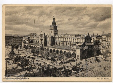 Kraków - Rynek - Sukiennice - 1938