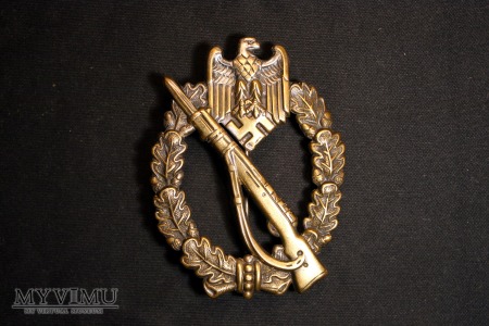 Odznaka szturmowa piechoty, srebrna.