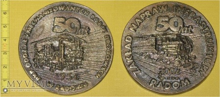 Medal kolejowy - firmowy ZNI Radom