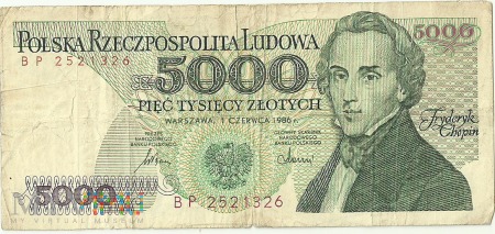 5000 złotych 