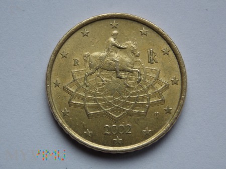 50 EURO CENTÓW 2002 - WŁOCHY