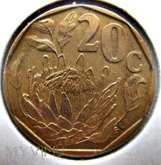 20 centów 1995 r. Afryka Południowa