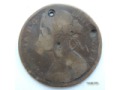 Moneta 1 pens 1872, One Penny Victoria