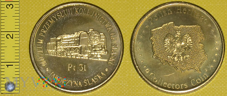 Medal kolejowy - usługowy Muzeum PiK na Śląsku