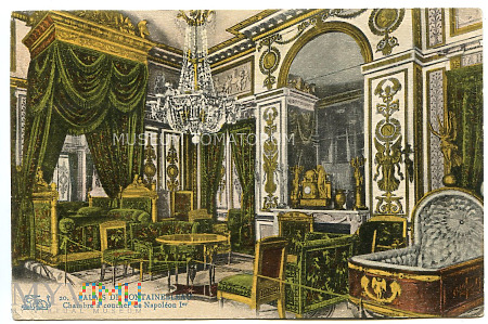 Duże zdjęcie Sypialnia Napoleona w Pałacu Fontainebleao