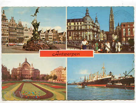 Antwerpia - wieloobrazkowa - lata 70-te XX w.