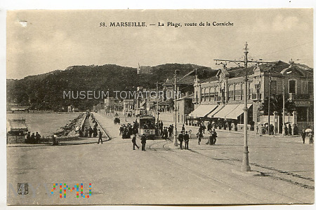 Marseille - La Plage, route de la Corniche