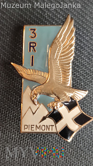 Odznaka 3 Pułku Piechoty ,, Piemont