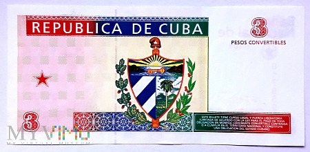 Kuba 3 pesos 1994