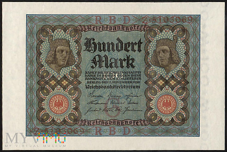 Reichsbanknote 100 mark 01.11.1920 r