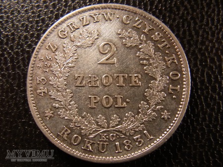 2 x 2 zł z powstania listopadowego rok 1831