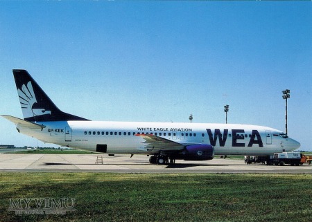 Boeing 737-4K5, SP-KEK, WEA