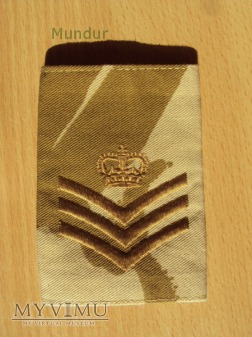 Wielka Brytania-oznaka stopnia: staff sergeant