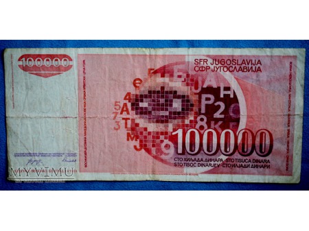 100.000 Dinarów 1989