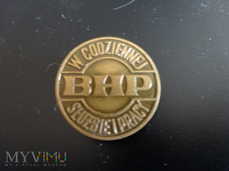 Duże zdjęcie Odznaka BHP