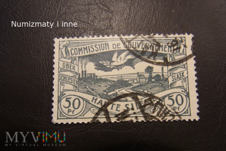 śląskie znaczki plebiscytowe za 50 fenigów