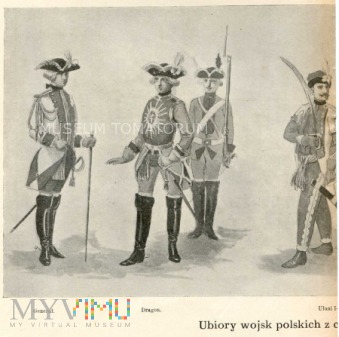 Ubiory polskie z XVIII - żolnierze