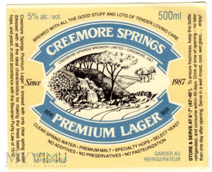 Duże zdjęcie Creemore Springs Premium Lager