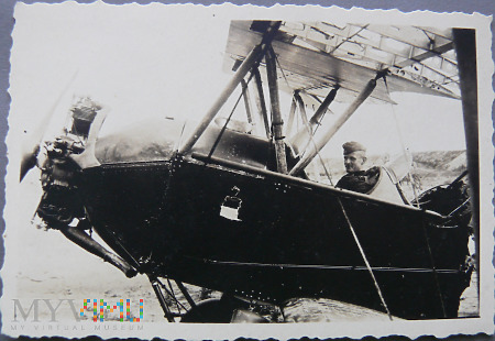 Zdjęcie żołnierz niemiecki w samolocie Po2
