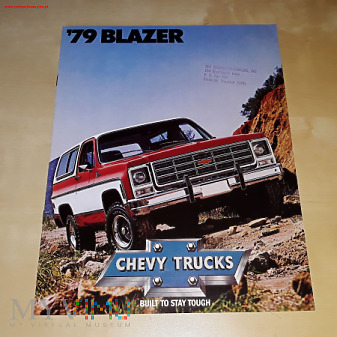 Prospekt Chevrolet Blazer 1979