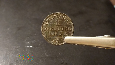 1 pfennig 1852