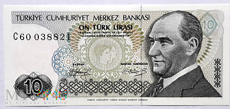 Turcja 10 lir 1979
