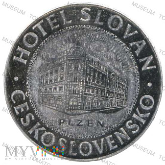 Duże zdjęcie Czechosłowacja - Plzen - Hotel "Slovan"