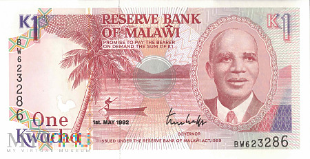 Malawi - 1 kwacha (1992)
