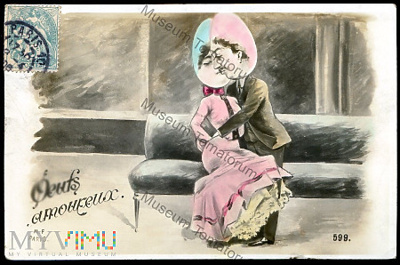 On i Ona - zakochana jajka - 1906