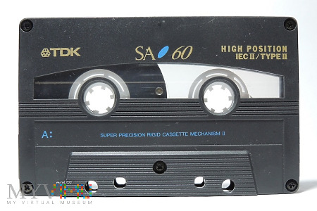 Duże zdjęcie TDK SA 60 kaseta magnetofonowa