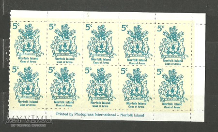 Norfolk Local Postage Stamps.