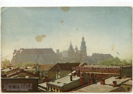 Kraków - Wawel od północy- 1957
