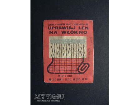 Etykieta - Uprawiaj len na włókno