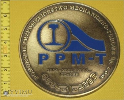 Medal kolejowy - firmowy PPMT Gdańsk
