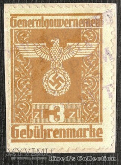 Duże zdjęcie Gebührenmarke 3 złote