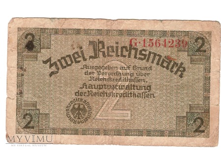 Duże zdjęcie Dwie Reichsmark