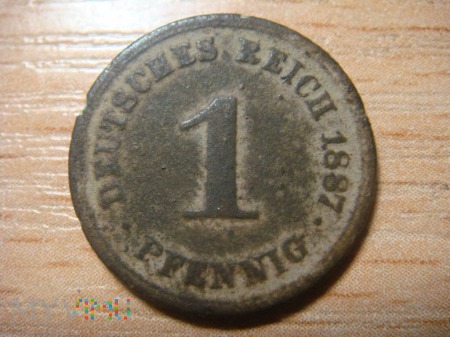 1 Pfennig 1887 A