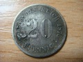 20 pfennig 1876 ,F