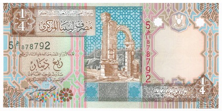Libia - 0,25 dinara (2002)