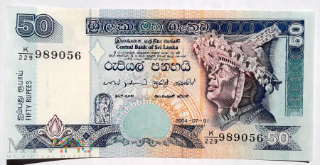 SRI LANKA 50 rupii 2004