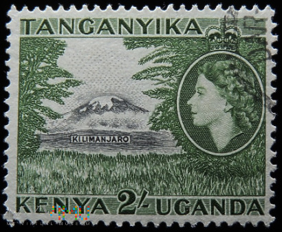 Kenja Uganda Tanganika 2sh Elżbieta II