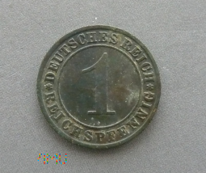 Duże zdjęcie Moneta Reichspfennig 1929